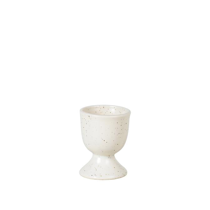 Creme weißer Eierbecher