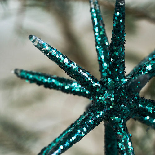 House Doctor Ornament Spike / Grün Glitter