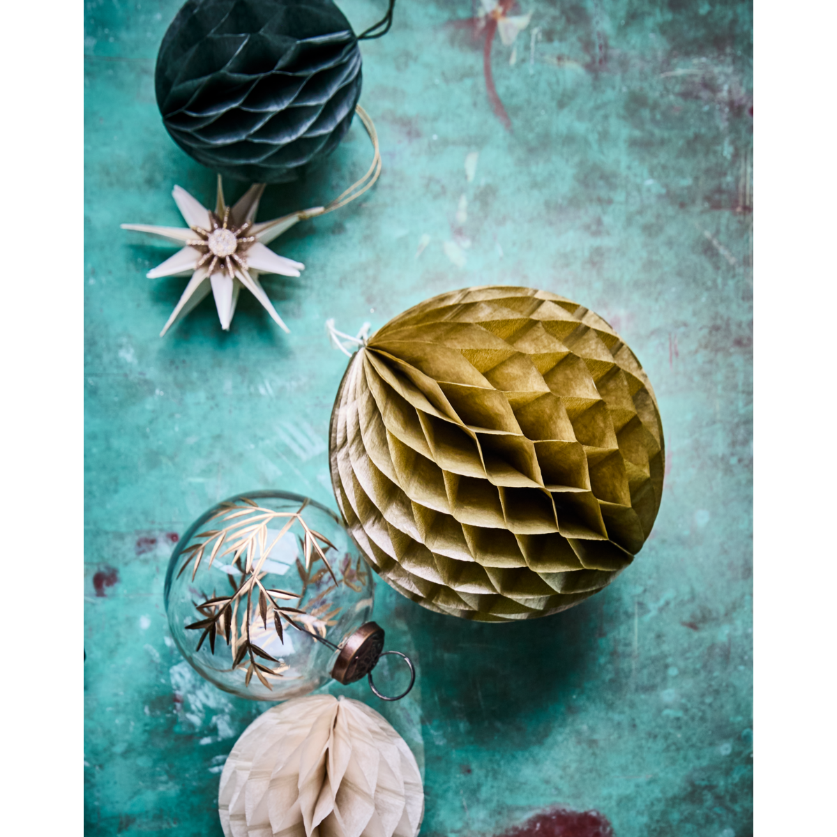 House Doctor Weihnachtskugel / Orb / Gold / M