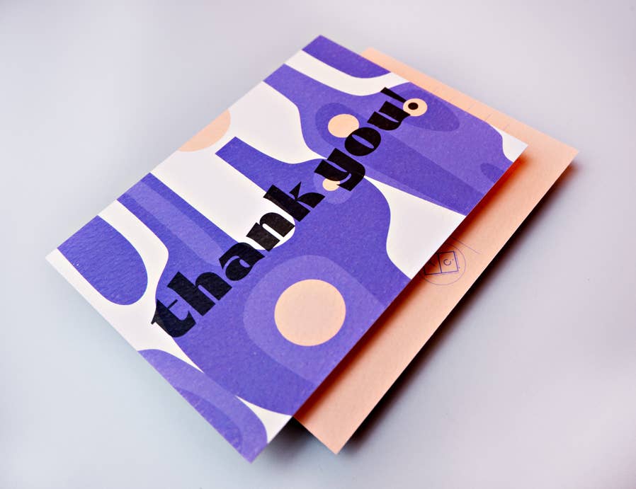 Postkarte / Danke
