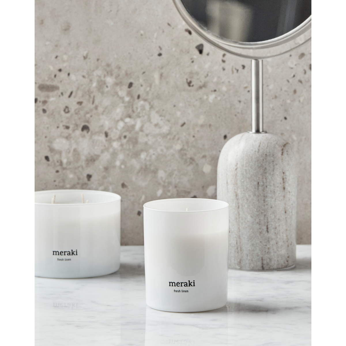 Meraki Duftkerze / Fresh Linen