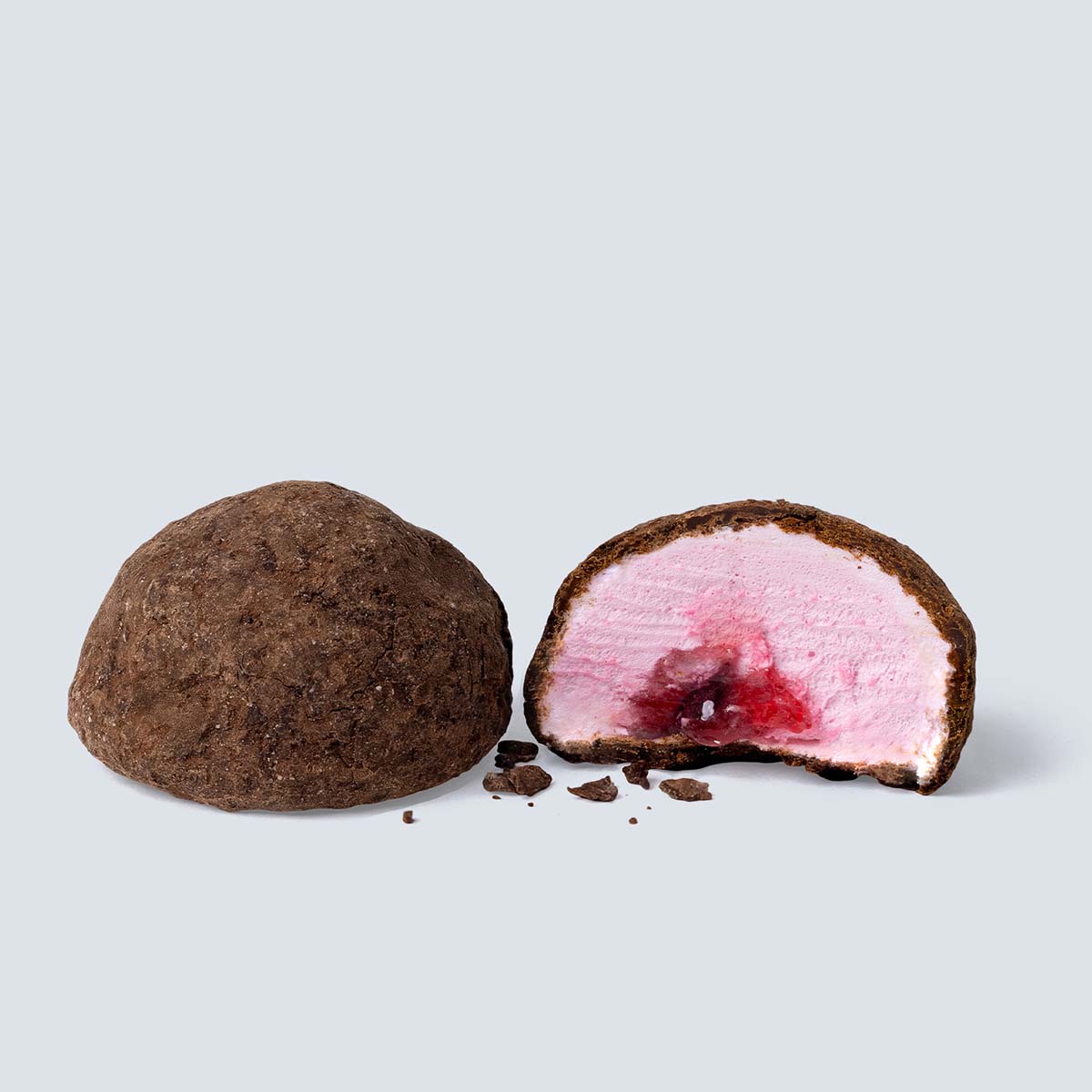 The Mallows Gefüllte Marshmallows / Erdbeere & Dunkle Schokolade