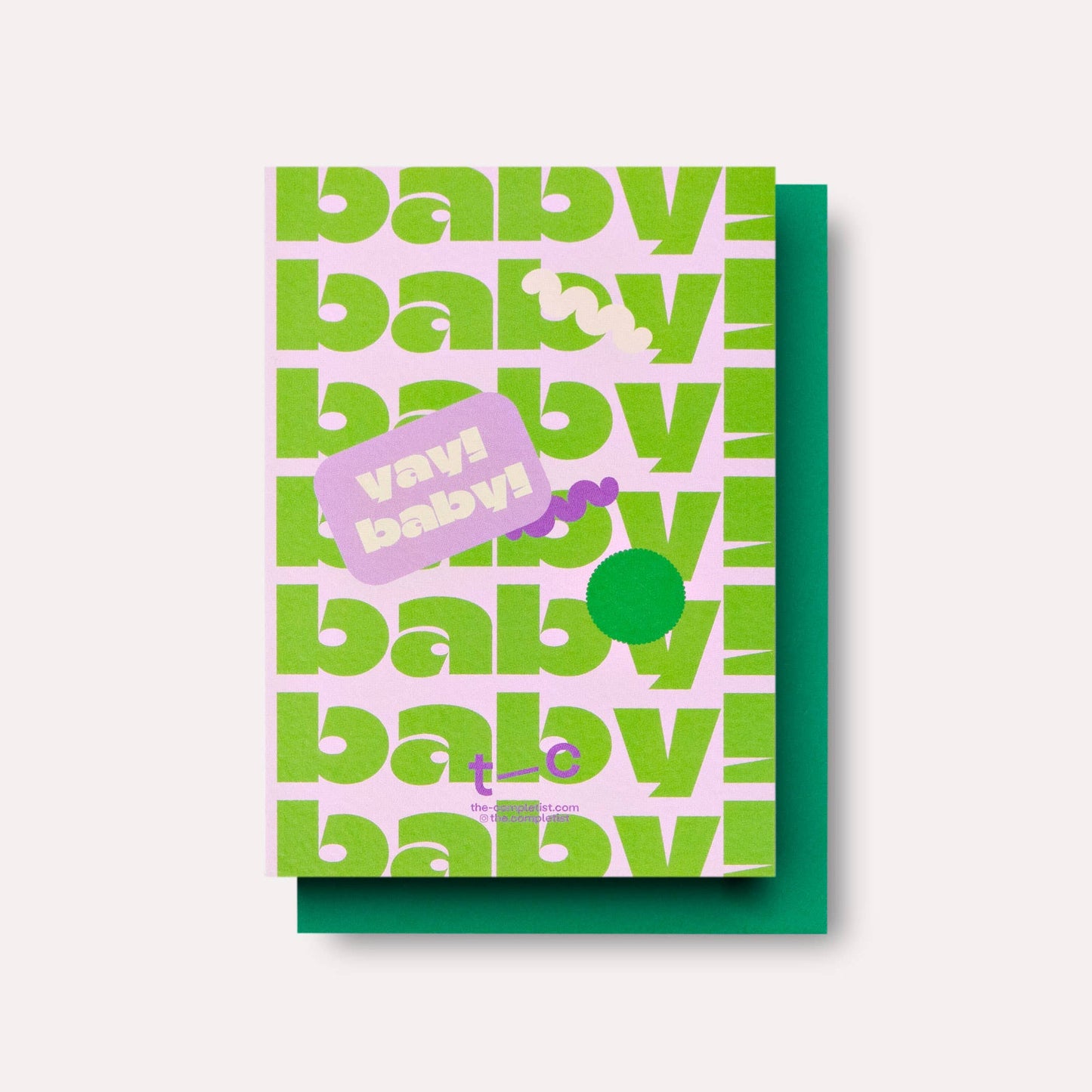 Karte zur Geburt / Baby