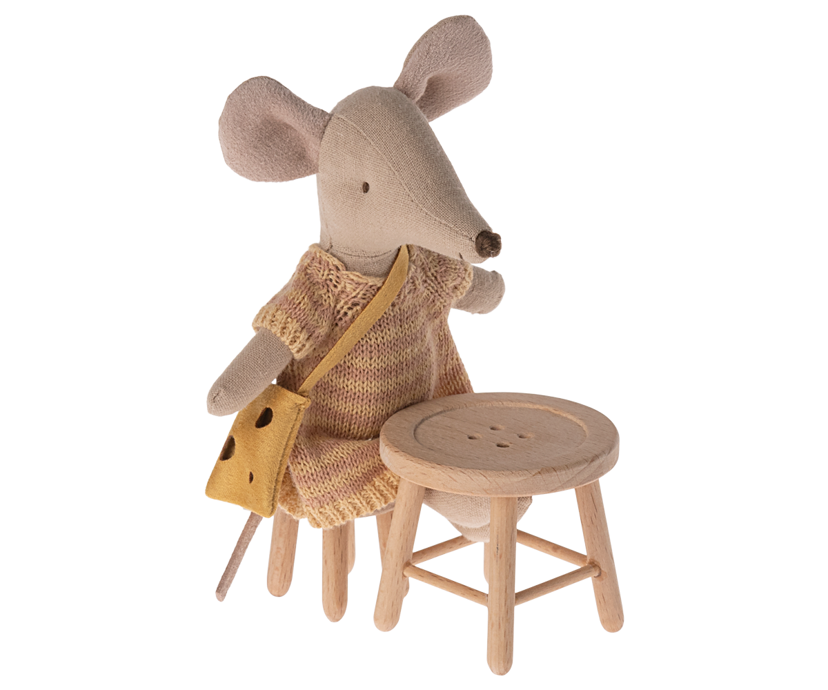 Maileg Tisch & Hocker / Maus