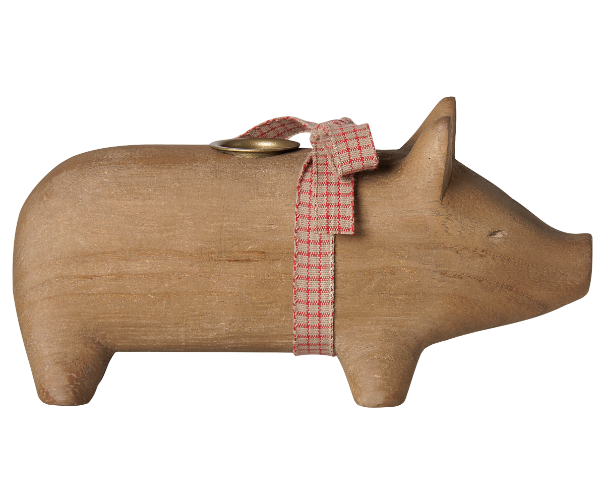 Maileg Holzschwein / Natur / Mittel