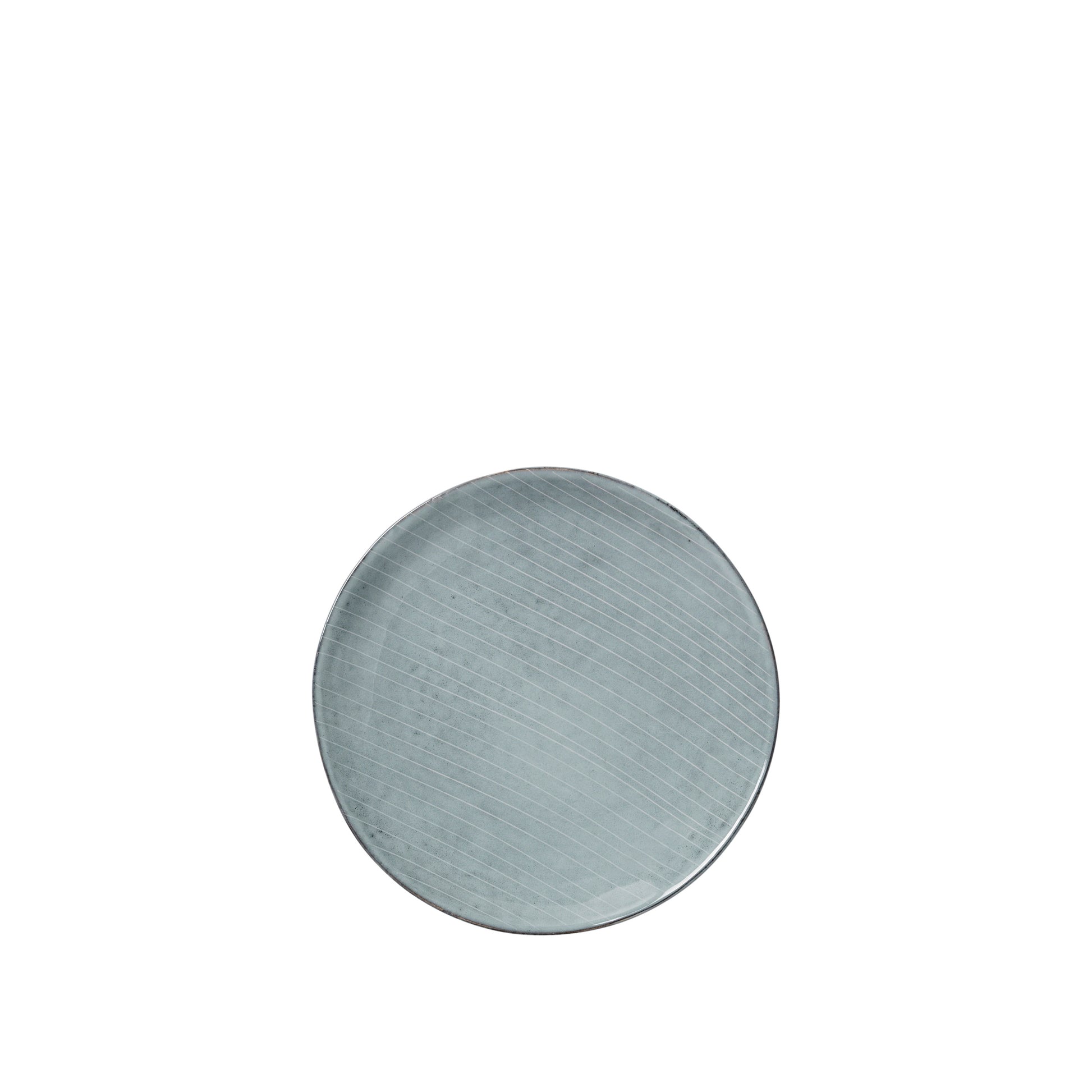 Grau blauer Teller von Broste Copenhagen