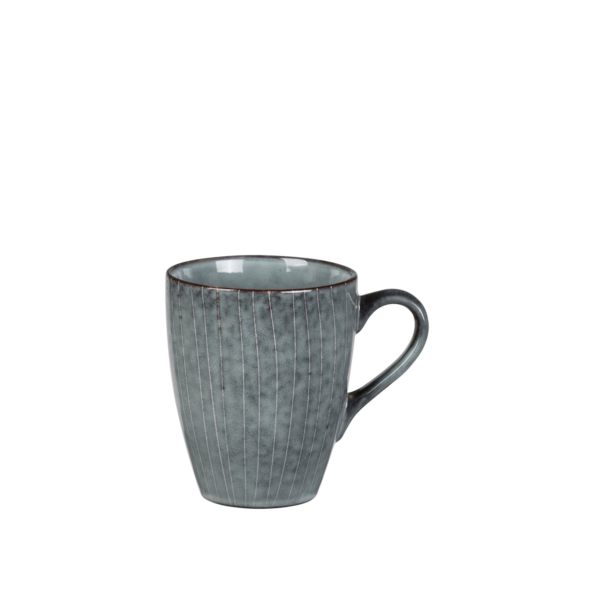 grau blauer Becher aus Dänemark