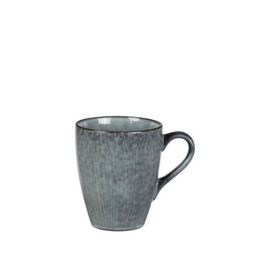 grau blauer Becher aus Dänemark