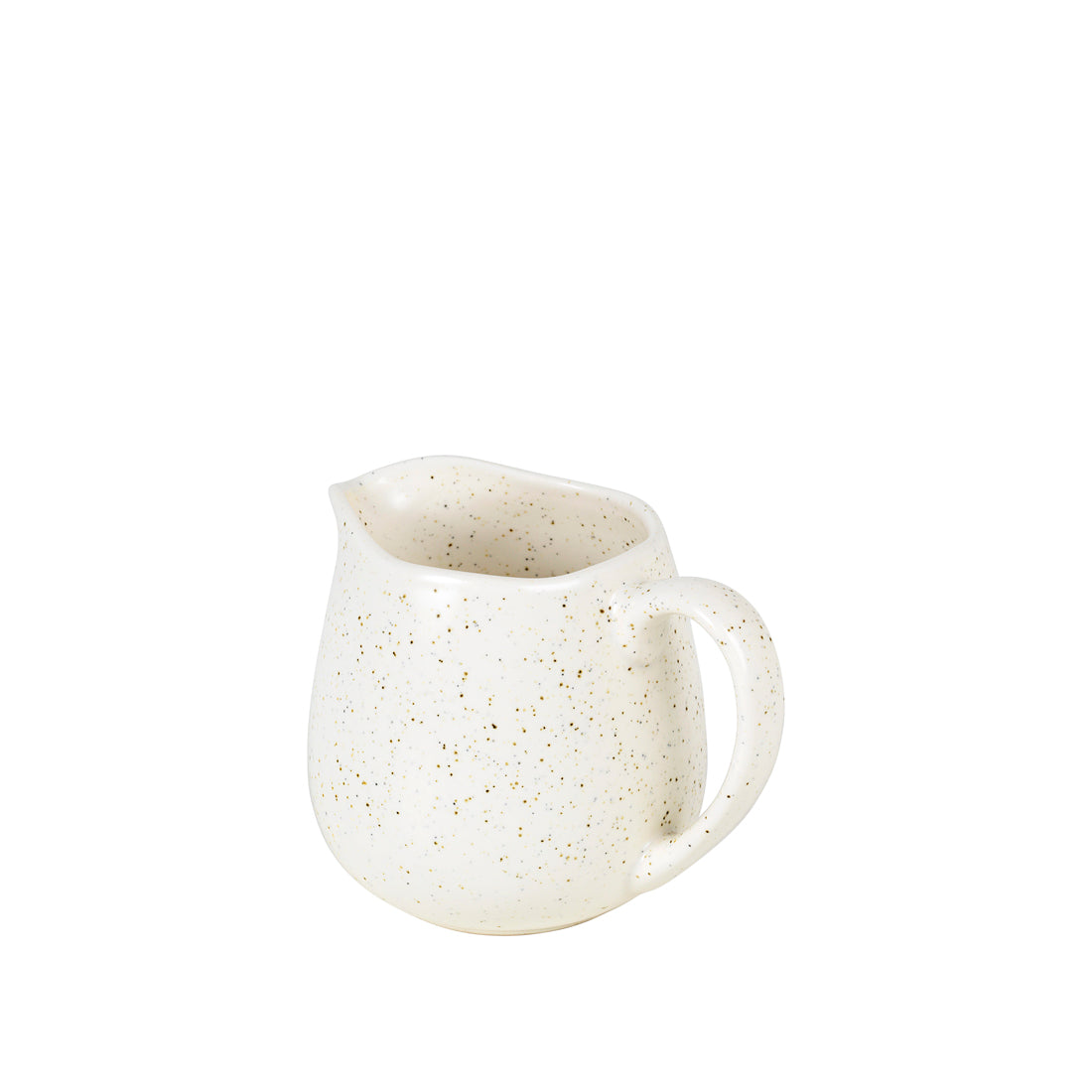 Cremefarbene Milchkanne