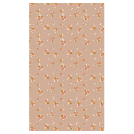 Maileg Geschenkpapier Michette Rosa mit Blumenmuster