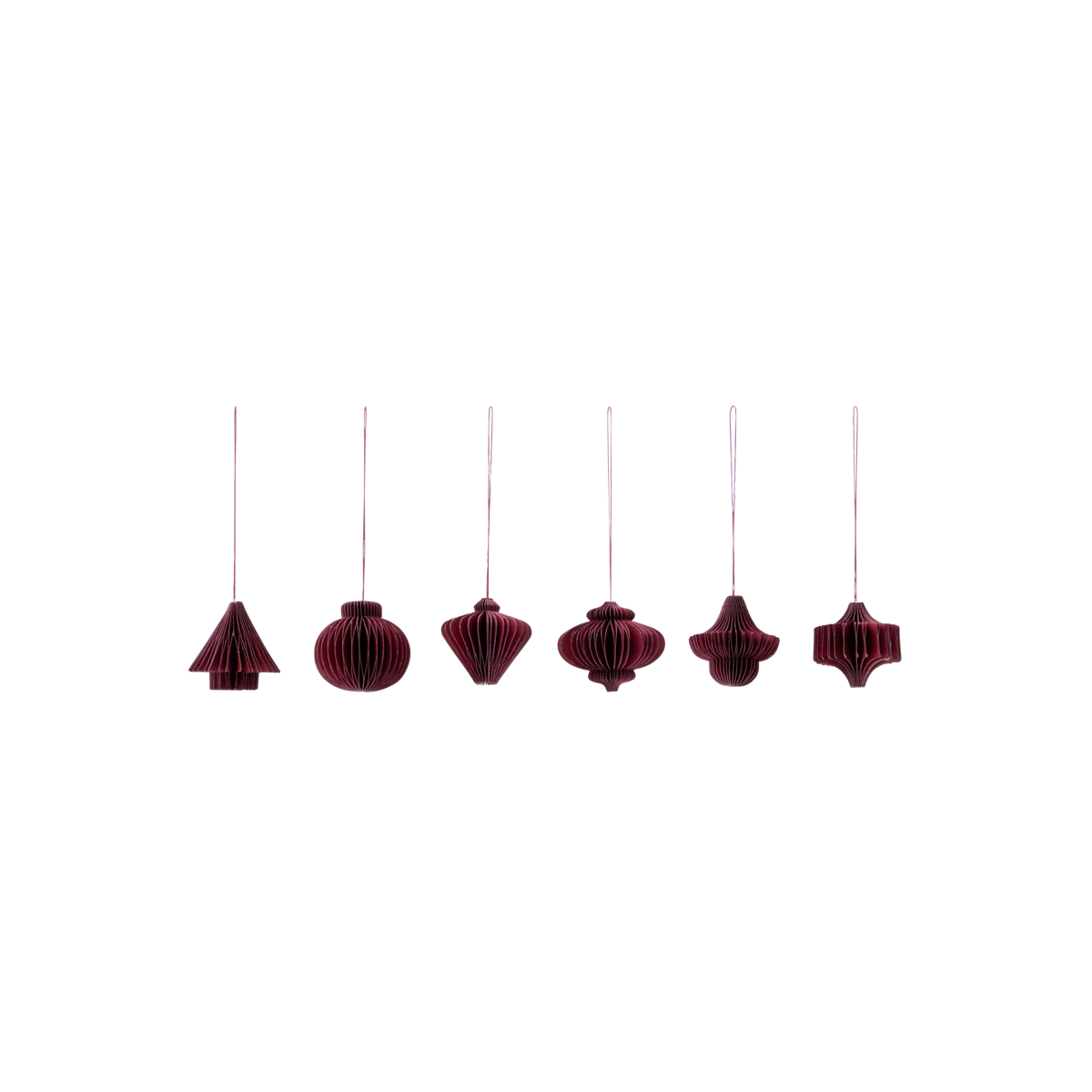 House Doctor Ornamente Comb / Burgundy
