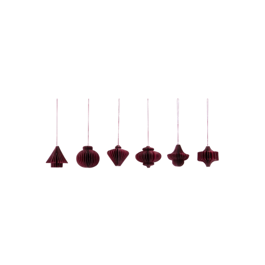 House Doctor Ornamente Comb / Burgundy