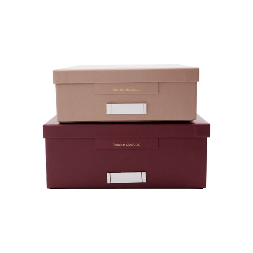 House Doctor Boxen Keep / Bordeaux / Rose