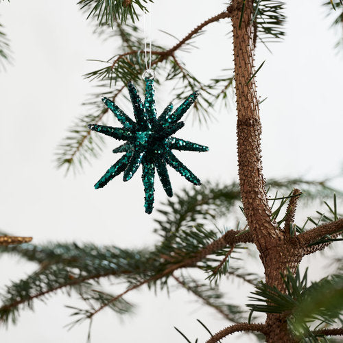 House Doctor Ornament Spike / Grün Glitter