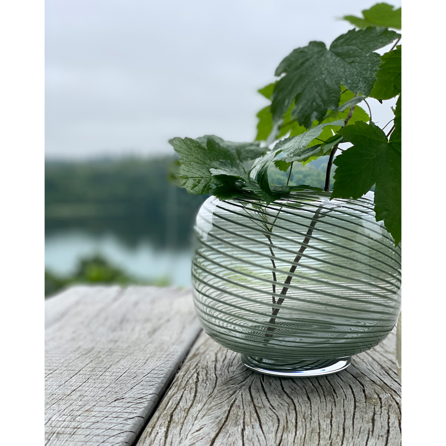 House Doctor Vase Swirl / Grün