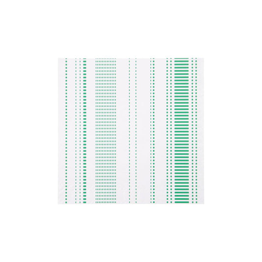 Papier Servietten mit grünen Streifen
