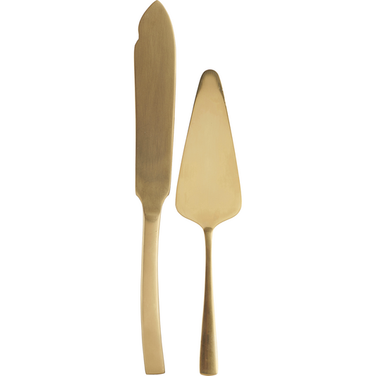 Goldener Tortenheber spülmaschinengeeignet