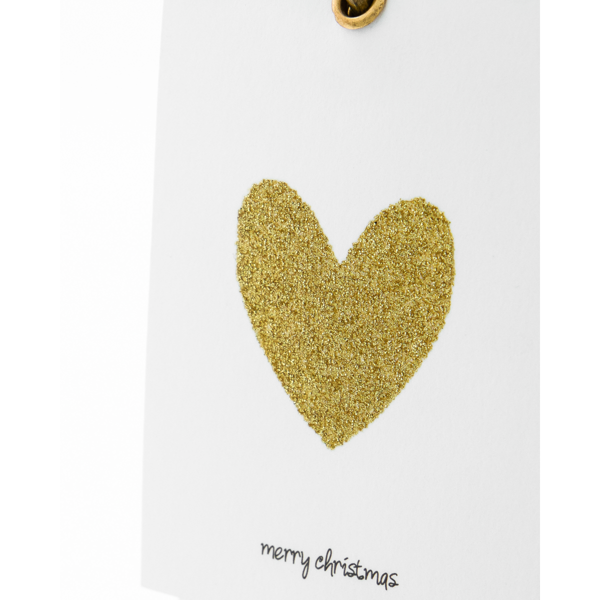 House Doctor Geschenkanhänger / Glitzer