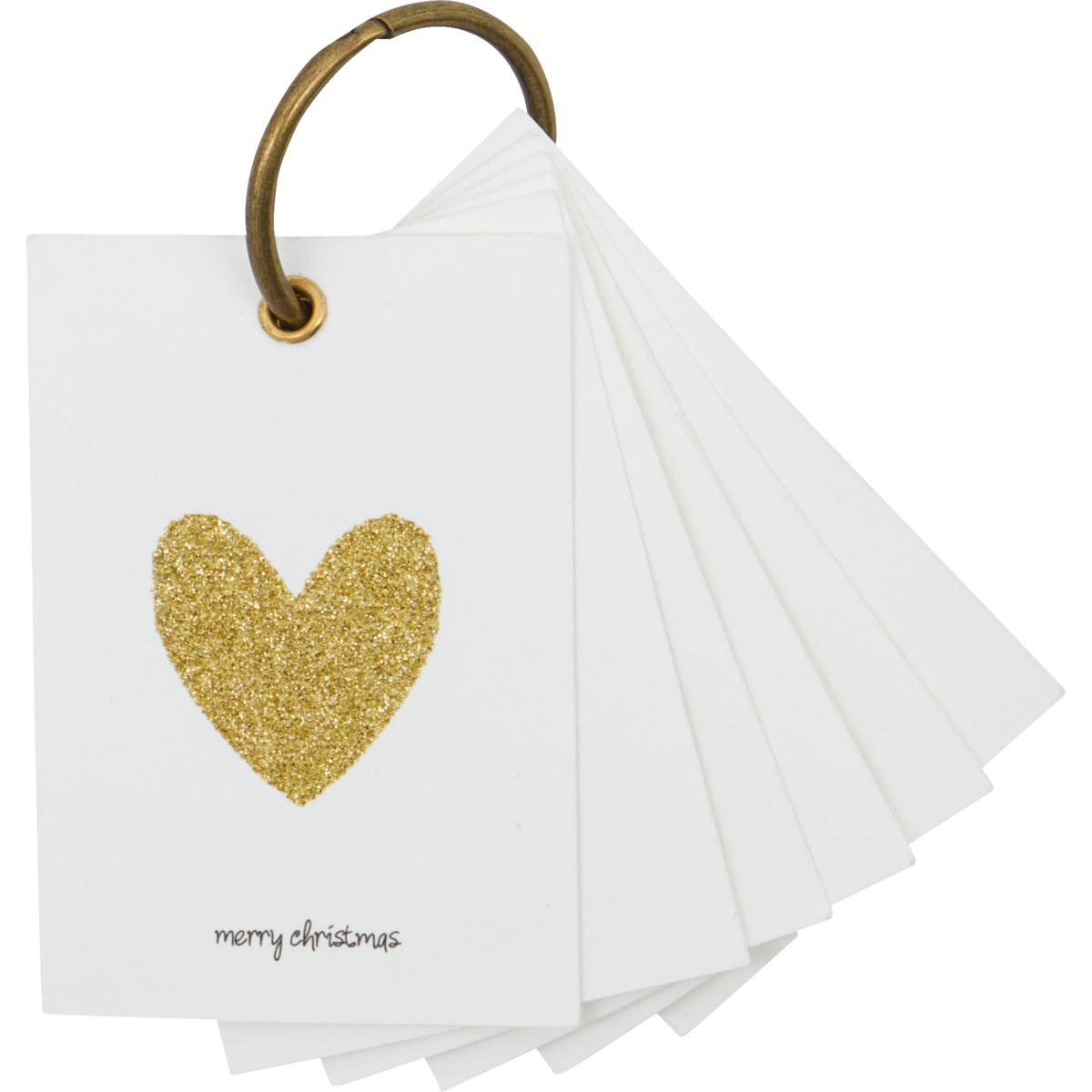 House Doctor Geschenkanhänger / Glitzer