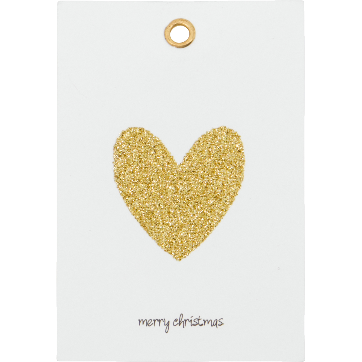 House Doctor Geschenkanhänger / Glitzer