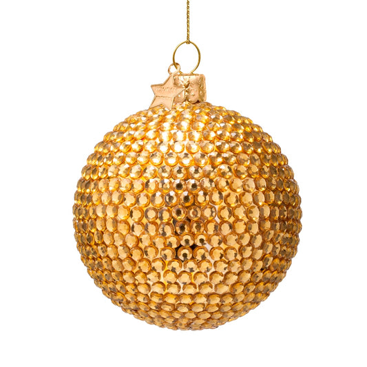 Vondels Weihnachtskugel / Diamond Gold