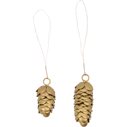 House Doctor Zapfenanhänger / Gold