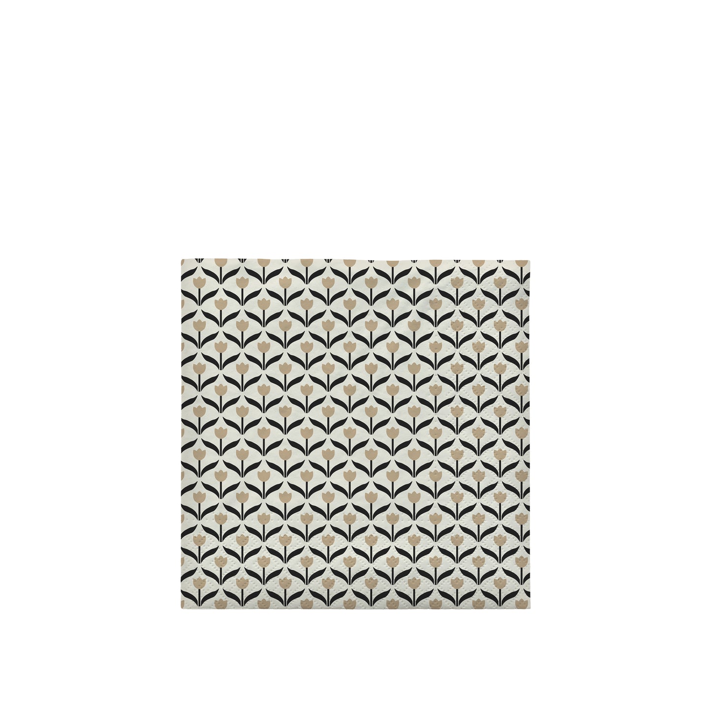 Broste Copenhagen Servietten Tulip / Schwarz