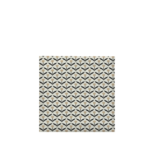 Broste Copenhagen Servietten Tulip / Schwarz