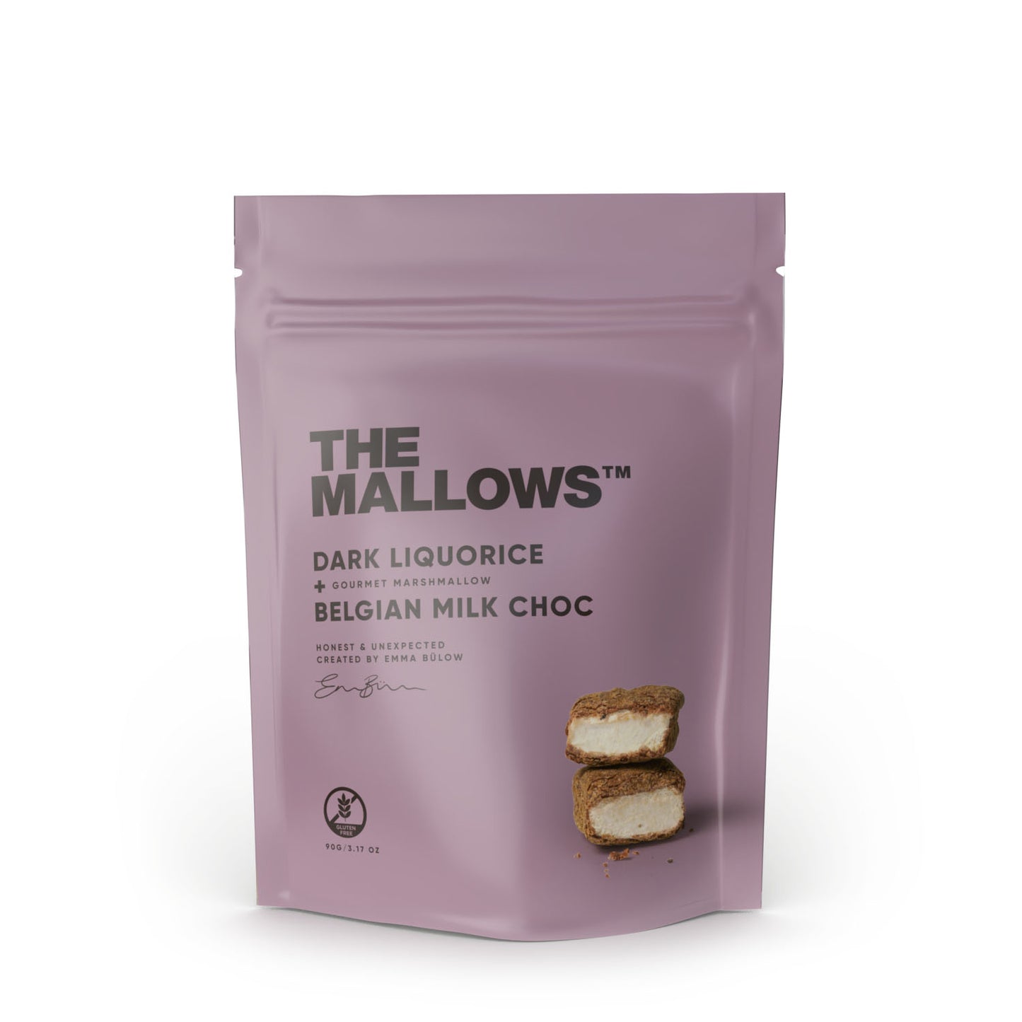 The Mallows Marshmallows Lakritz & Belgische Schokolade