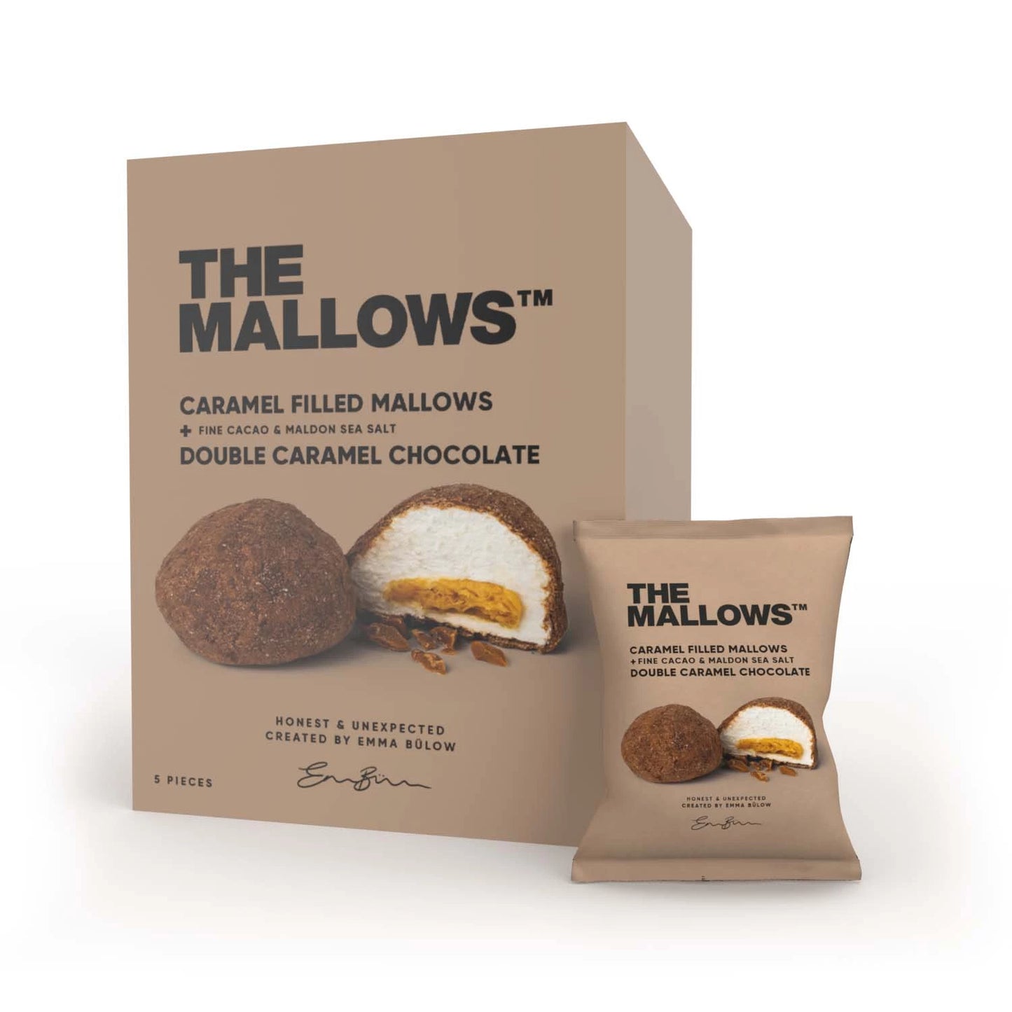 The Mallows Gefüllte Marshmallows / Meersalz & Karamell