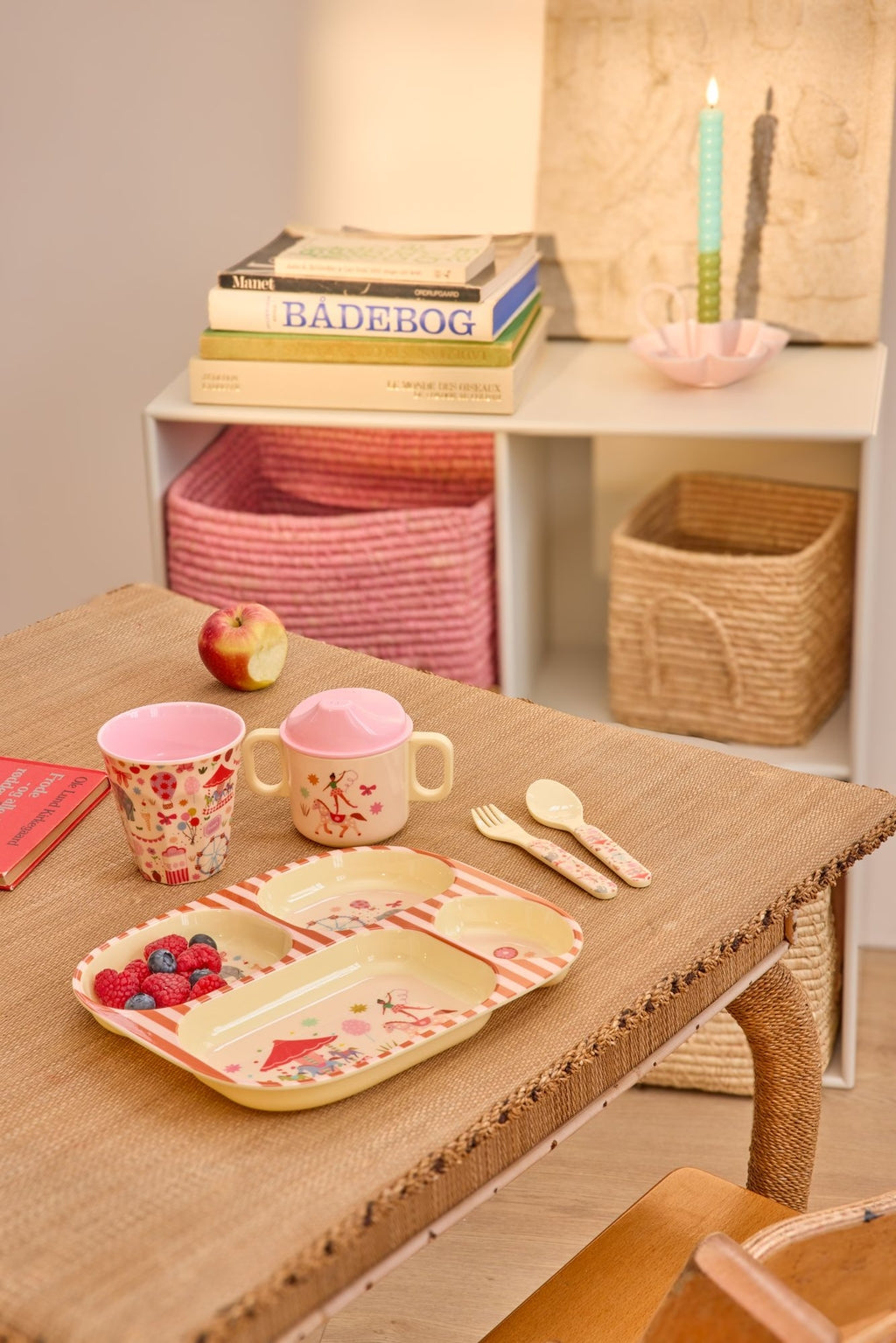 Rice Melamin Becher / Fun Fair / Pink