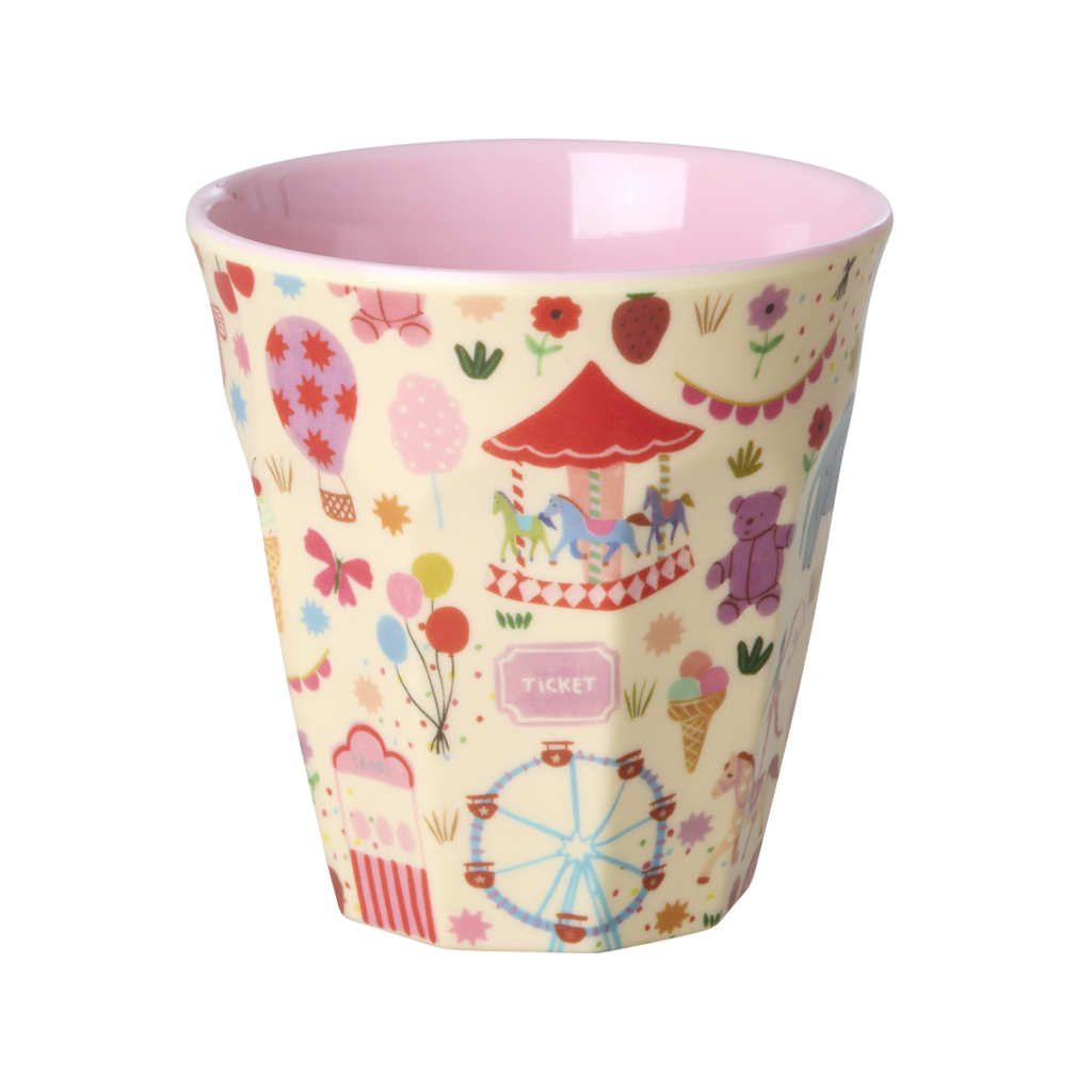 Rice Melamin Becher / Fun Fair / Pink