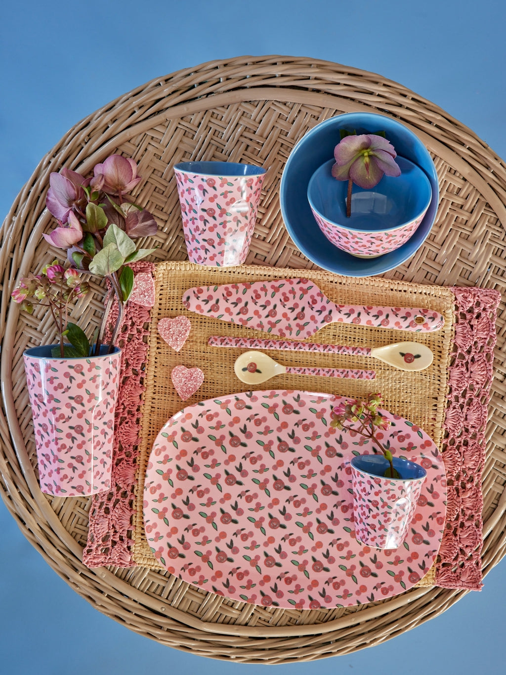 Rice Melamin Becher / Rose
