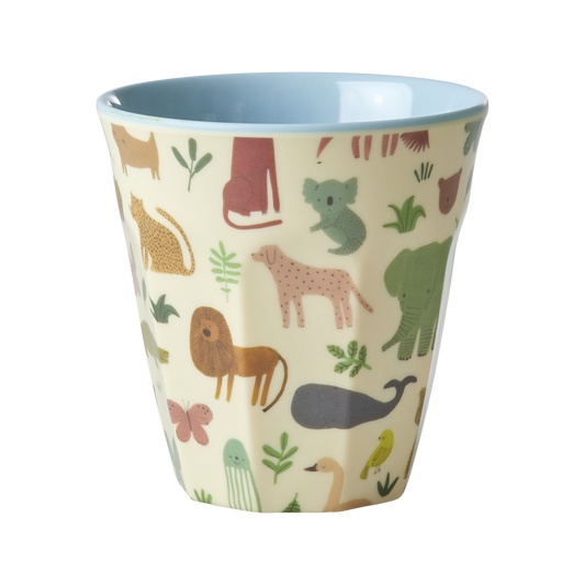 Rice Melamin Becher / Sweet Jungle / Blau