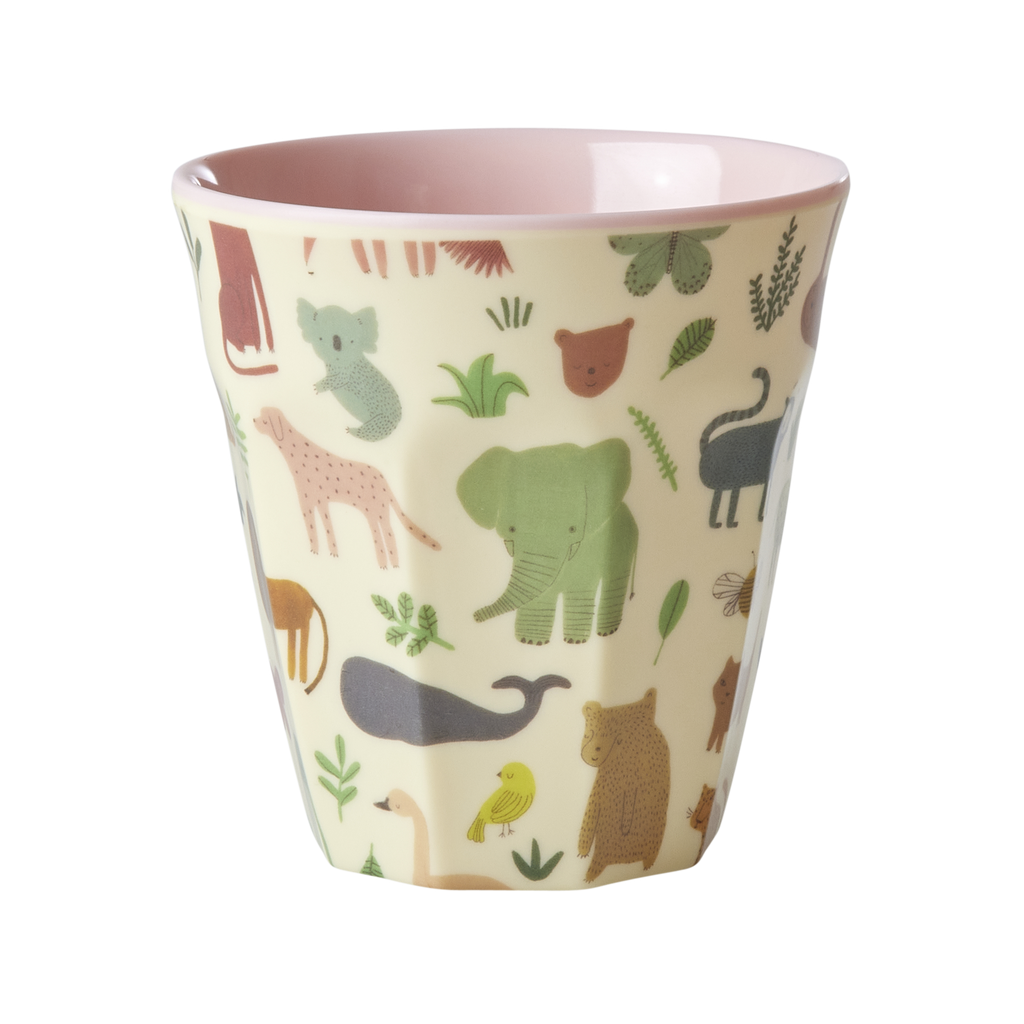 Rice Melamin Becher / Sweet Jungle / Rosa