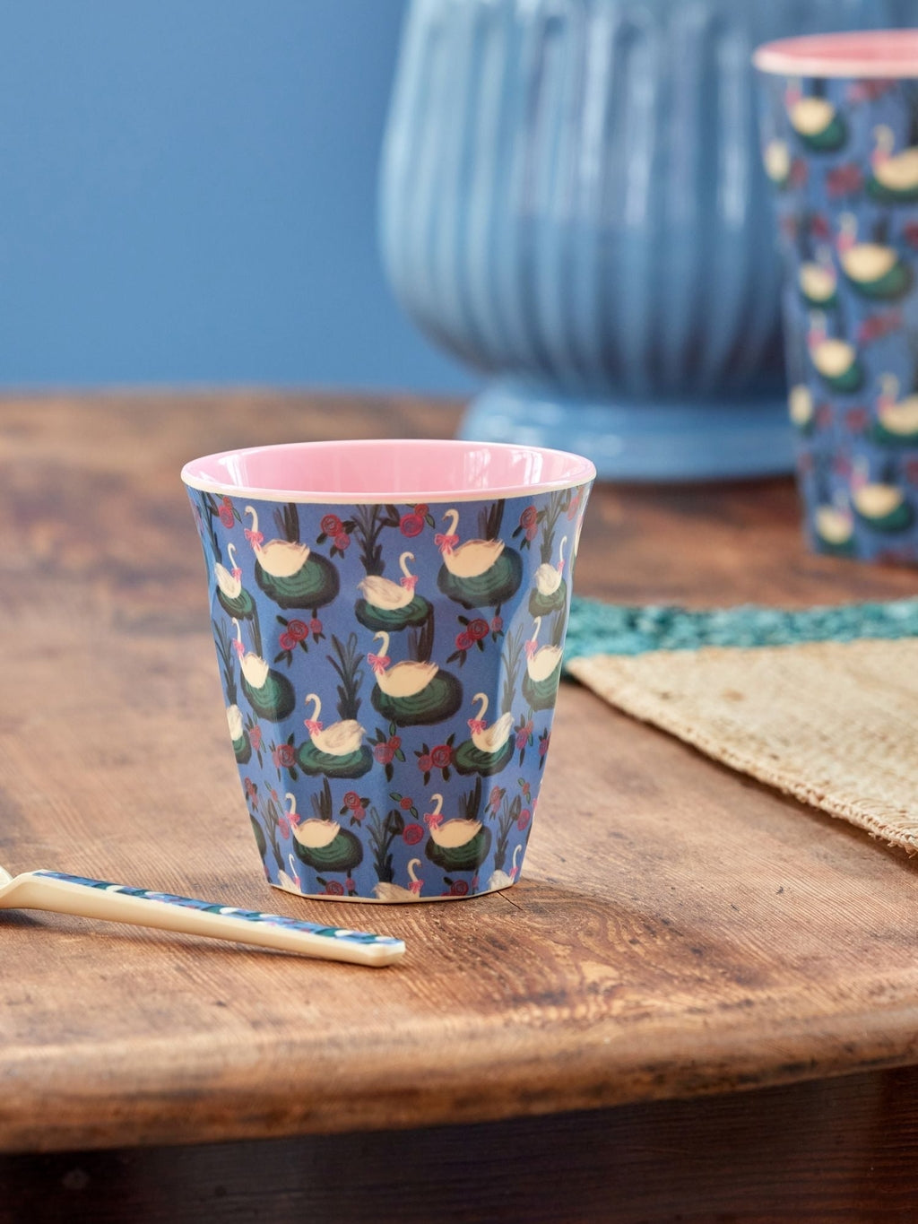 Rice Melamin Becher / Schwan