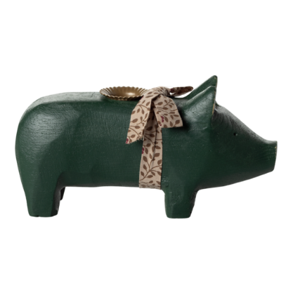 Maileg Holzschwein Medium / Grün