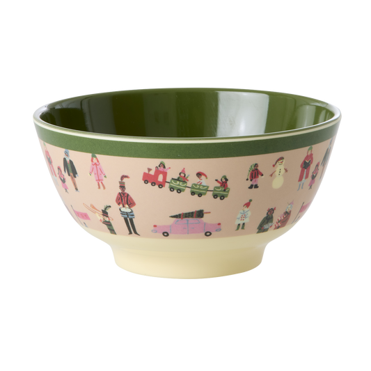 Rice Melamin Schüssel mit weihnachtlichen Motiven