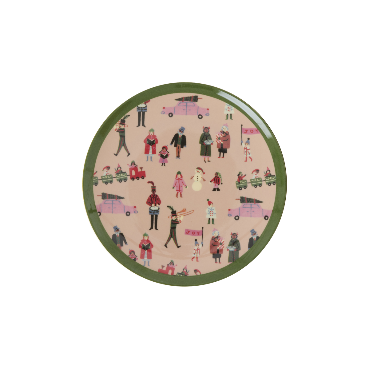 Kleiner Teller von Rice aus Melamin mit Weihnachtsmotiven
