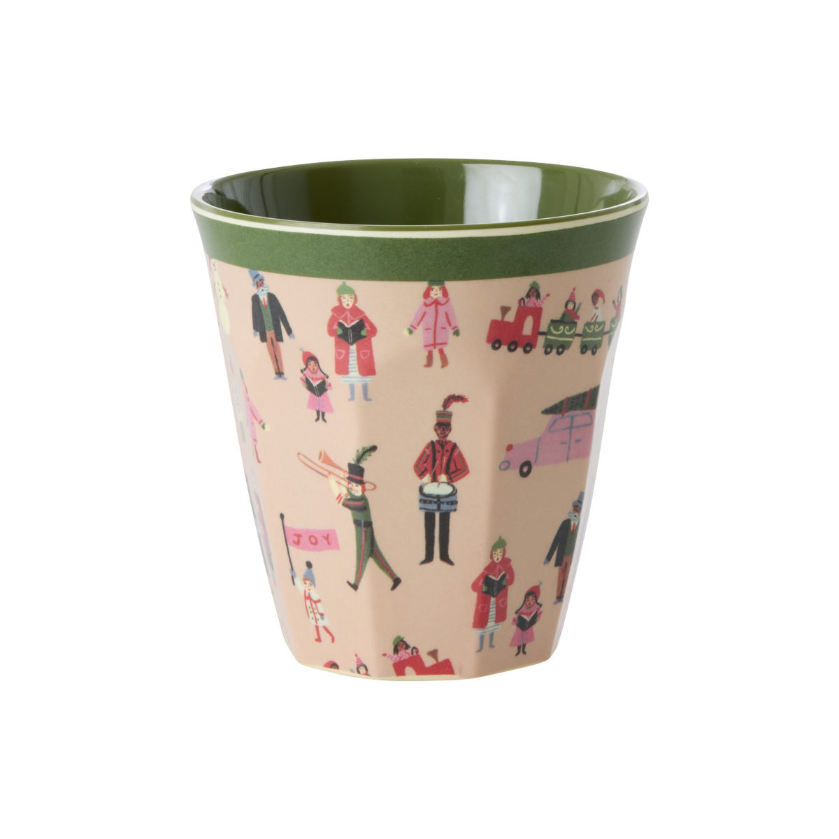 Melamin Becher mit Weihnachtsmotiven von Rice