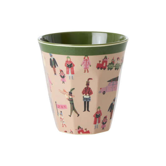 Melamin Becher mit Weihnachtsmotiven von Rice