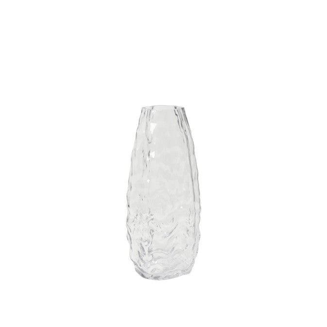 Vase Milla von Broste Copenhagen aus welligem Glas.