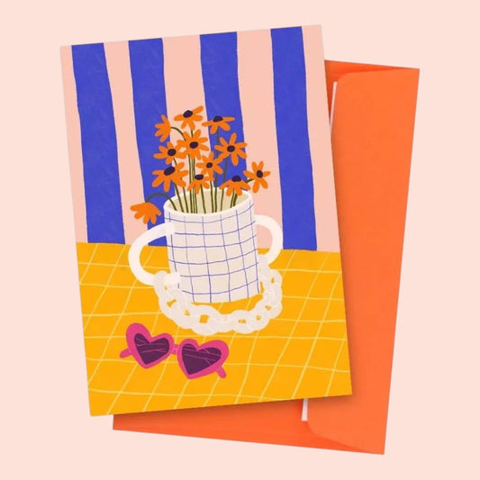 Postkarte / Margeriten