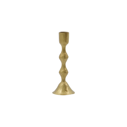 Kleiner goldener Kerzenhalter
