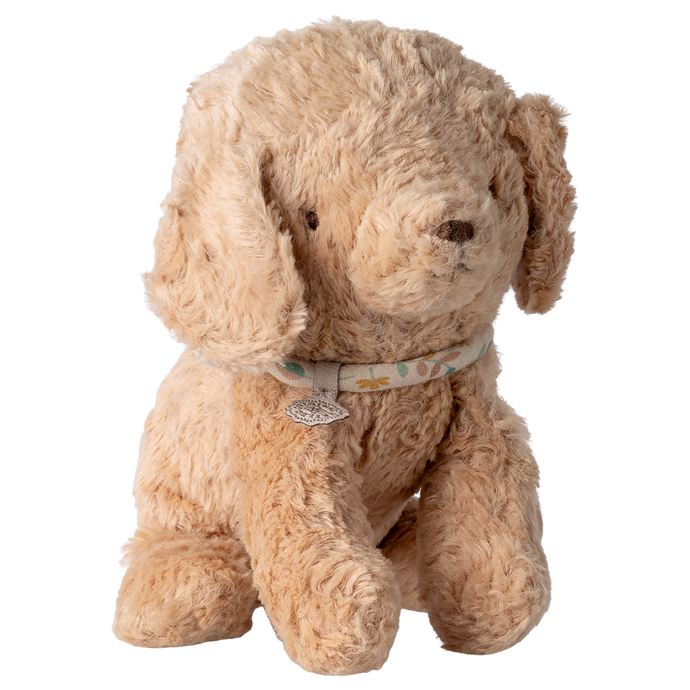 Kuscheliger kleiner Hund mit Halsband von Maileg