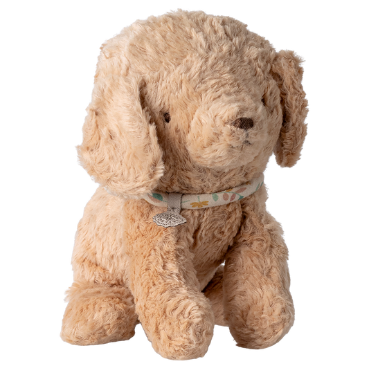 Kuscheliger kleiner Hund mit Halsband von Maileg