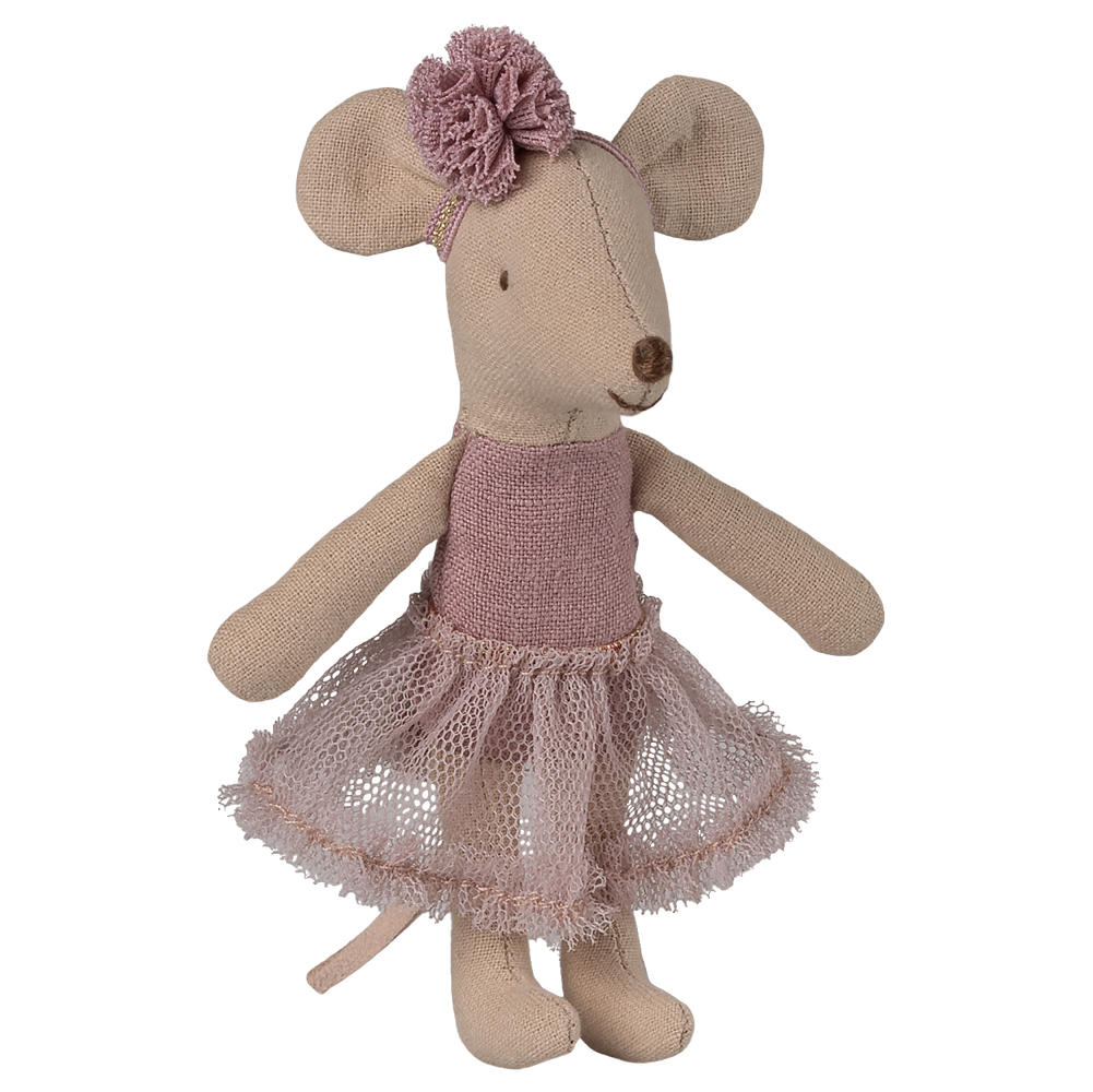 Ballerina Maus von Maileg mit mauvefarbenem Tutu