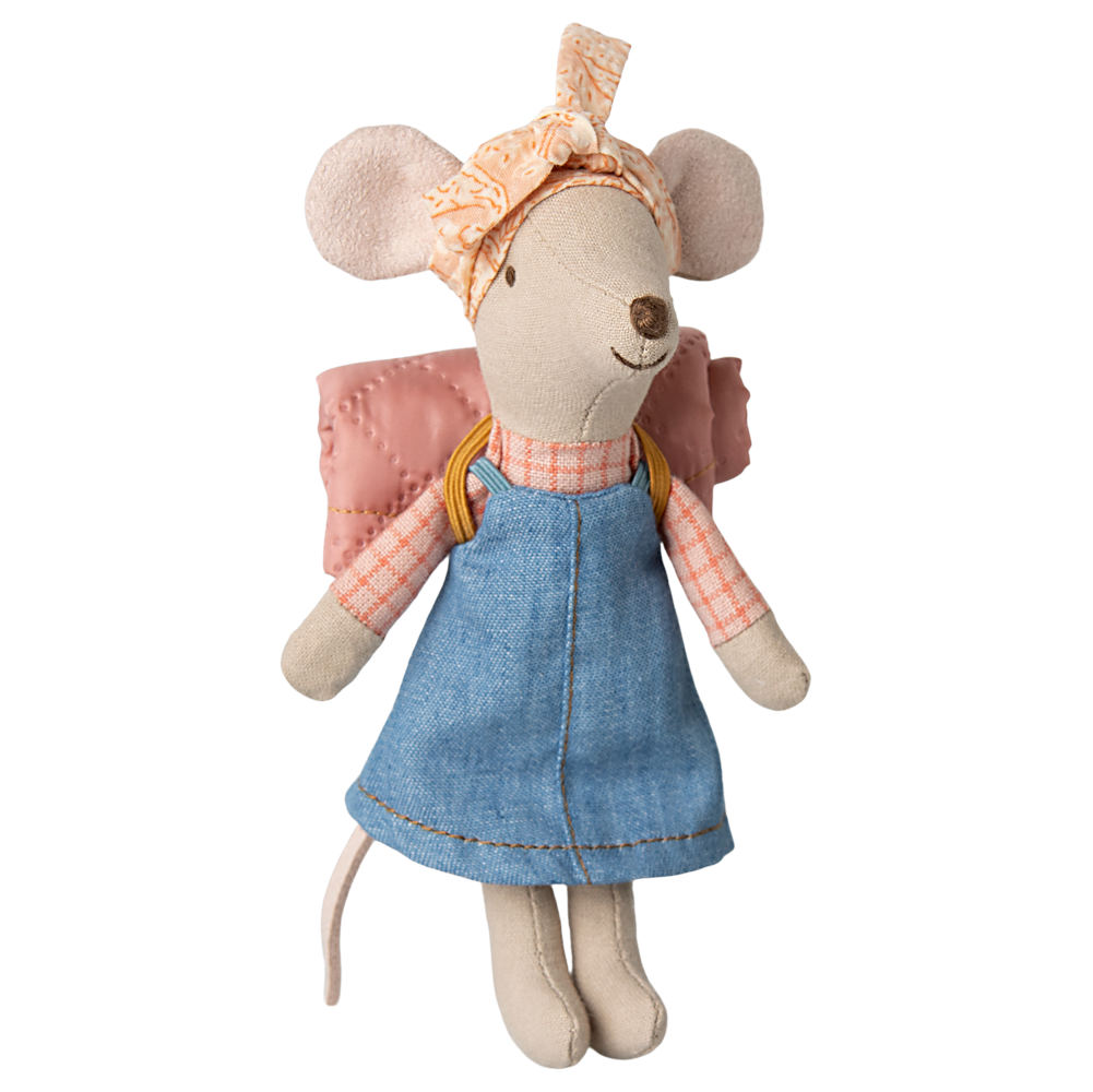 Maileg Wander Maus mit Schlafsack 