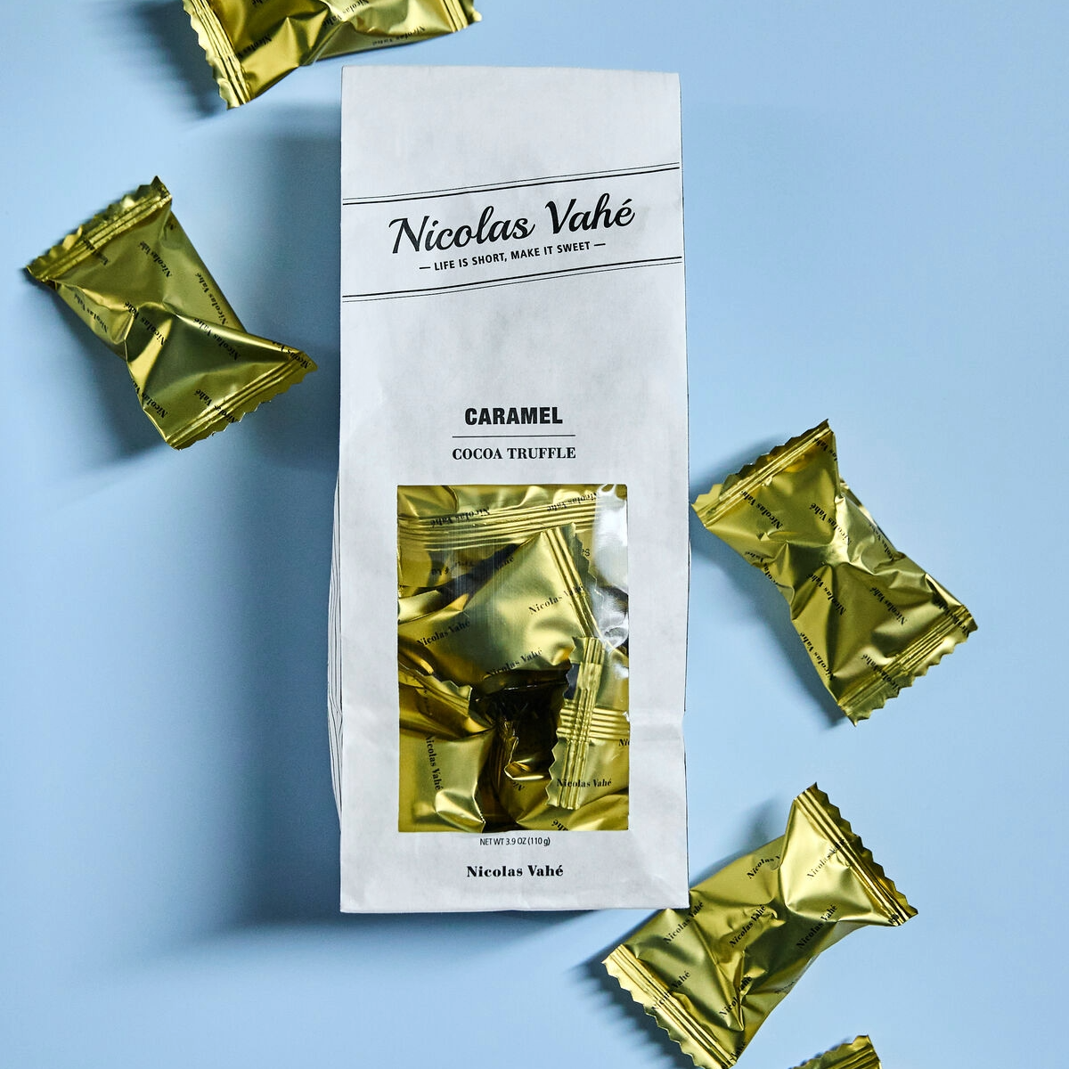 Scokoladentrüffel mit Karamell von Nicolas Vahe.