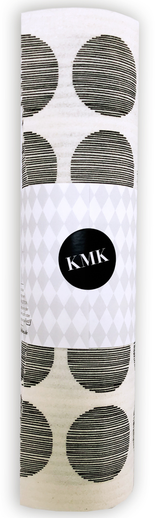 Kiss My Kitchen Schwammtuch-Rolle Dots White/Black